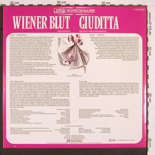 Strauss,Johann: Wiener Blut / Giuditta.. Szenen aus, EMI/HörZu(057-28 197), D,Ri, co,  - LP - K989 - 7,50 Euro