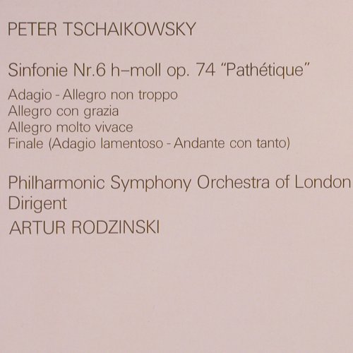 Tschaikowsky,Peter: Sinfonie Nr.6, (Like New), Gloria (C 045-90 342), D Typ: LP Best.-Nr.: K993 Preis: 7,50 Euro