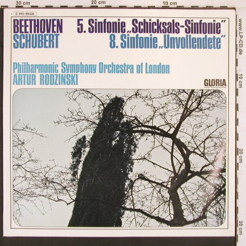 Beethoven,Ludwig van / Schubert: Sinfonie Nr.5 / Sinfonie Nr.8, Gloria(C 045-90 320), D,  - LP - K995 - 7,50 Euro