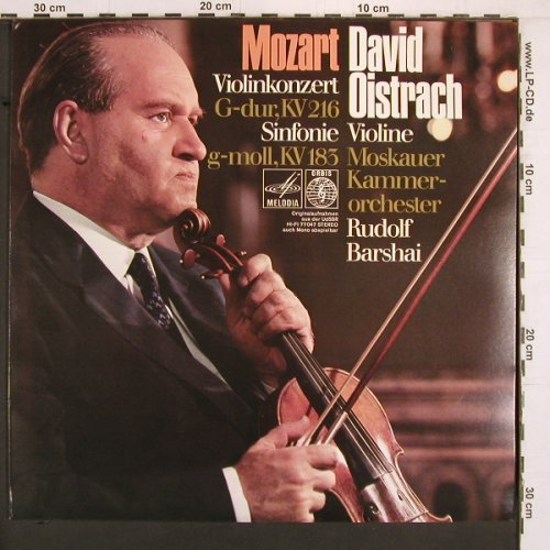 Mozart,Wolfgang Amadeus: Violinkonzerte Nr.3 G-dur /Sinfonie, Orbis / Melodia (77 047), D Typ: LP Best.-Nr.: K999 Preis: 8,00 Euro