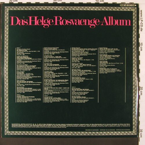 Rosvaenge,Helge: Freunde,Vernehmet die Geschichte, Dacapo ,hist.rec (C 147-29 240/1), D Typ: 2LP Best.-Nr.: K9 Preis: 9,00 Euro