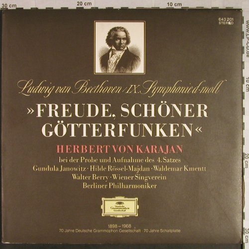Beethoven,Ludwig van: Freude,schöner Götterfunken, D.Gr.(643 201), D, Foc, 1968 - LP - L1090 - 20,00 Euro