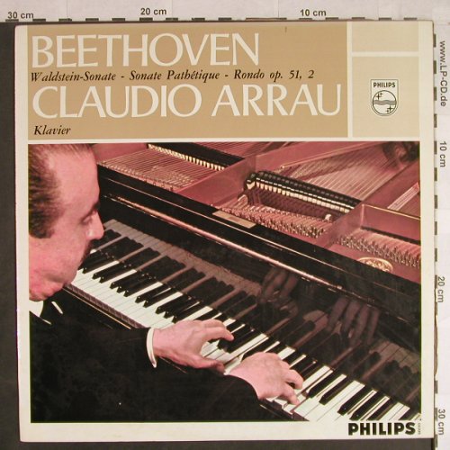Beethoven,Ludwig Van: Waldsteinsonate~Sonate op.53/Nr.8, Philips, Mono(A 02335 L), NL,vg+/vg+,  - LP - L1140 - 7,50 Euro