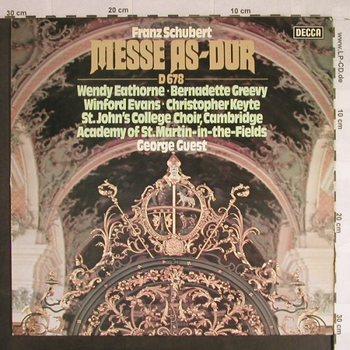 Schubert,Franz: Messe AS-Dur, D.678, m-/vg+, Decca(6.42275), D, 1977 - LP - L1207 - 5,00 Euro