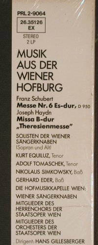 V.A.Musik aus der Wiener Hofburg: Schubert,Messe es-dur/Haydn,Teresie, RCA, Box(26.35126 EX), D, FS-New, 1976 - 2LP - L1229 - 9,00 Euro