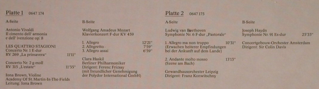 V.A.Rhöndorfer Konzert: Konrad Adenauers Lieblingsmusik,Foc, Philips(0647 176), D, m-/vg+,  - 2LP - L1234 - 5,00 Euro