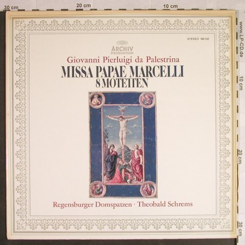 Palestrina,Giovani Pierluigi da: Missa Papae Marcelli,8 Motetten,Foc, Archiv(198 182), D, m/vg+, 1961 - LP - L1263 - 5,00 Euro