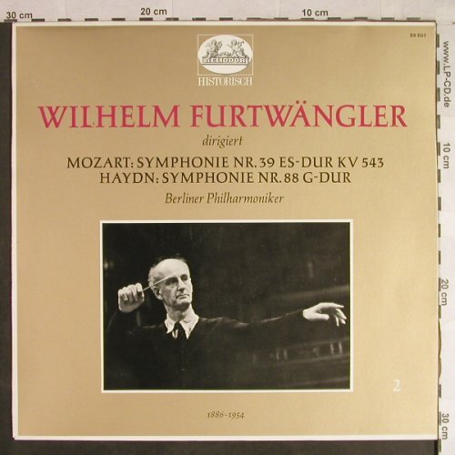 Furtwängler,Wilhelm: Mozart:Symph.Nr.39/Haydn:Symph.88, Heliodor (88 007), D, 1961 Typ: LP Best.-Nr.: L1334 Preis: 6,00 Euro