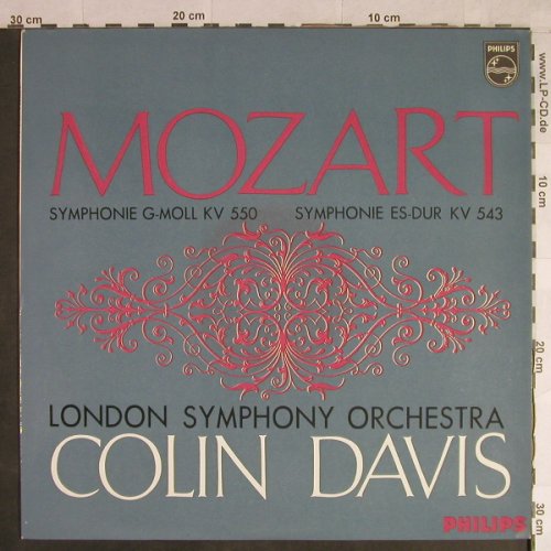 Mozart,Wolfgang Amadeus: Symphonie G-moll KV 550,es-dur,543, Philips (A 02225 L), NL Typ: LP Best.-Nr.: L1346 Preis: 9,00 Euro