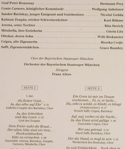 Strauss,Johann: Der Zigeunerbaron,Club-Ed., EMI(26 363-2), D, 1987 - LP - L1378 - 5,00 Euro
