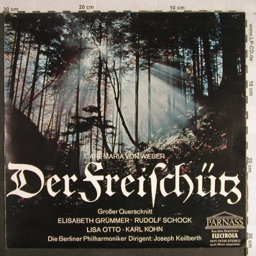 Weber,Carl Maria von: Der Freischütz-Gr.Querschnitt, Parnass(73 729), D, 1966 - LP - L1381 - 5,00 Euro