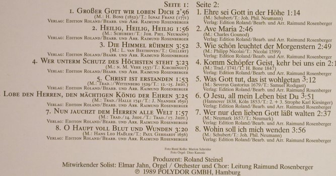 Kollo,Rene: Grosser Gott Wir Loben Dich, Polydor (841 241-1), D, 1989 Typ: LP Best.-Nr.: L1440 Preis: 6,00 Euro