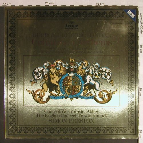 Händel,Georg Friedrich: Coronation Anthems, Archiv Produktion(2534 005), D, 1982 - LP - L1451 - 5,00 Euro