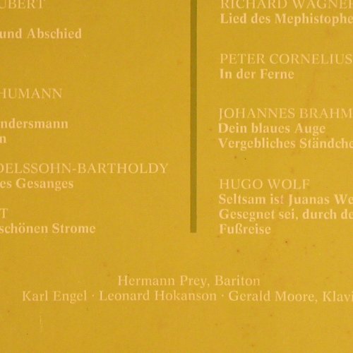 Prey,Hermann: Auf Flügeln des Gesanges, Foc, Philips (6541 501), D,Cov.grün, 1974 Typ: LP Best.-Nr.: L1453 Preis: 5,00 Euro