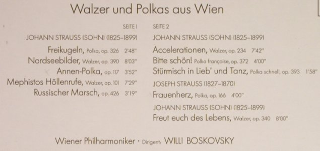 Strauß,Johann & Sohn: Walzer & Polkas Aus Wien, Decca(6.41394 AN), D, 1971 - LP - L1482 - 5,00 Euro