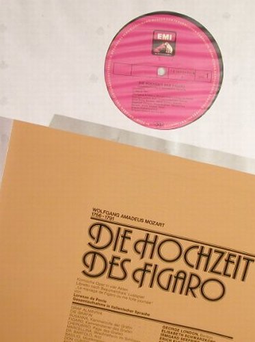 Mozart,Wolfgang Amadeus: Die Hochzeit Des Figaro , Box, EMI(C 147-01 751/53), D,Mono,Ri,  - 3LP - L1534 - 12,50 Euro