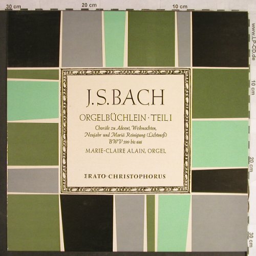 Bach,Johann Sebastian: Orgelbüchlein Teil1,BWV 599 bis 616, Christophorus(CGLP 73 709), D, Mono,  - LP - L1564 - 9,00 Euro