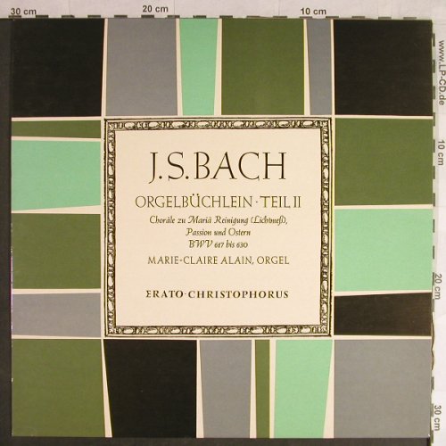 Bach,Johann Sebastian: Orgelbüchlein Teil2,BWV 617 bis 630, Christophorus(CGLP 73 710), D, Mono,  - LP - L1565 - 9,00 Euro