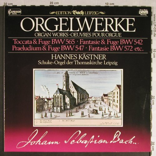 Bach,Johann Sebastian: Orgelwerke,Toccata uFuge d-moll,565, Capriccio(41 578 6), D, 1984 - LP - L1582 - 6,00 Euro