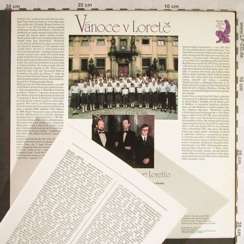 V.A.Christmas in the Prague Loretto: Vanoce v Lorete,Händel...Bach, Muzeum Hlavniho Mesta P., CZ,Booklet, 1990 Typ: LP Best.-Nr.: L1586 Preis: 6,00 Euro