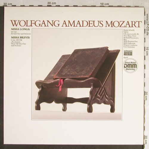 Mozart,Wolfgang Amadeus: Missa Longa / Missa Brevis, Schwann (41 669 3), D,Club Ed., 1983 Typ: LP Best.-Nr.: L1614 Preis: 6,00 Euro