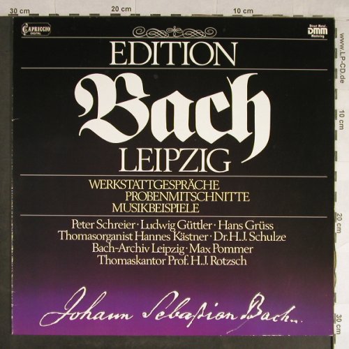 Bach,Johann Sebastian: Werkstattgespräche,Probenmitschn., Capriccio(41 582 8), D,Club Ed., 1984 - LP - L1628 - 6,00 Euro