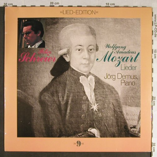 Schreier,Peter: W.A.Mozart Lieder, Jörg Demus,Piano, Eurodisc, Lied Edition 9 (27 822 KK), D, m/vg+, 1975 Typ: LP Best.-Nr.: L1638 Preis: 4,00 Euro