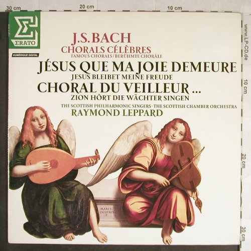 Bach,Johann Sebastian: Chorals Celebres, Foc, Erato(NUM 75089), F, 1984 - LP - L1641 - 5,00 Euro