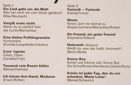 Schock,Rudolf: Vergiß mein nicht, Amiga(8 45 247), DDR, 1989 - LP - L165 - 5,00 Euro