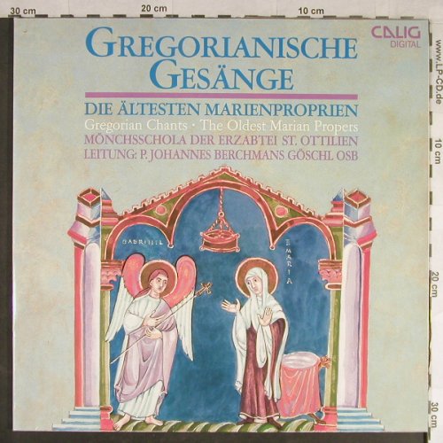 Mönchsschola d.Erzabtei St.Ottilien: Gregorianische Gesänge,Foc, Calig(63 638.1), D, 1988 - LP - L1692 - 7,50 Euro