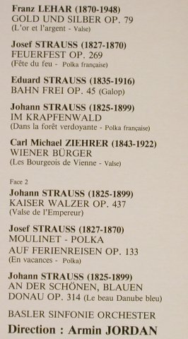 V.A.Valses et Polkas Viennoises: Lehar,Strauss,Ziehrer, Foc, Erato(STU 71459), F, 1982 - LP - L1713 - 6,00 Euro