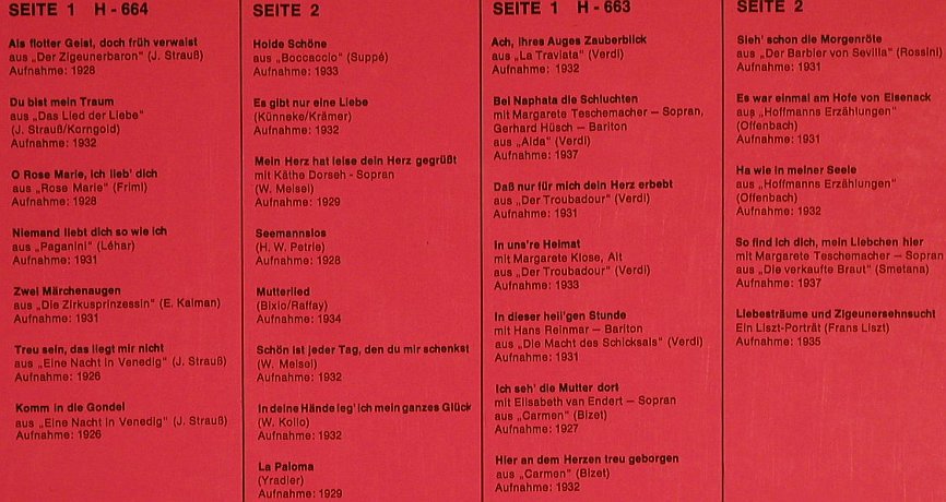 Wittrisch,Marcel: Das Goldene Buch d.großen Stimmen, Historia(H-663/664), D, Foc,  - 2LP - L1751 - 9,00 Euro