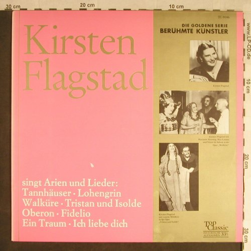 Flagstad,Kirsten: Singt aus Opern(Arien und Lieder), Top Classic(TC-9046), D, Ri, 1969 - LP - L1758 - 5,00 Euro