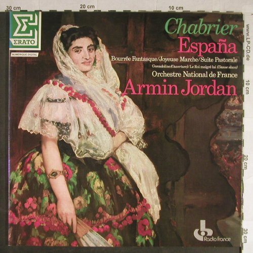 Chabrier,Emmanuel: Espana/Bourree Fantasque, Foc, Erato(NUM 75079/ZL), F, 1984 - LP - L1772 - 9,00 Euro