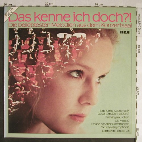 V.A.Das kenne ich doch?!: Die beliebtesten Melodien a.d.Konze, RCA Victrola (VL 30415), D, Foc,Ri, 1981 Typ: 2LP Best.-Nr.: L1791 Preis: 7,50 Euro