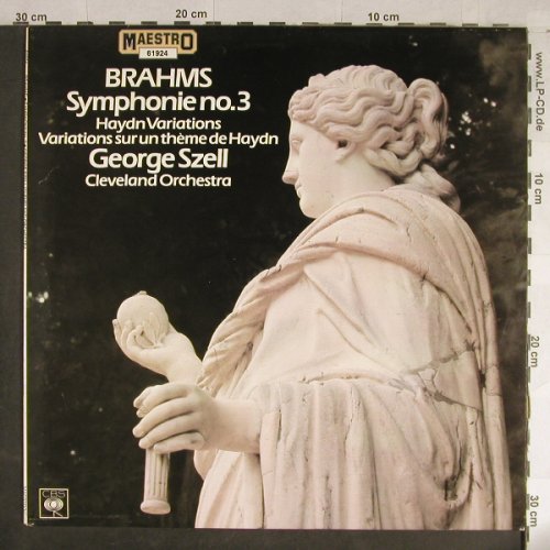 Brahms,Johannes: Sinfonie Nr.3 / Haydn-Variationen, Maestro(61924), NL, Ri,  - LP - L1805 - 5,00 Euro