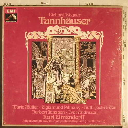 Wagner,Richard: Tannhäuser(1930),Box, FS-New, EMI(137-03 130/32), D,  - 3LP - L1813 - 50,00 Euro