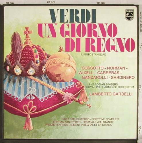 Verdi,Giuseppe: Un Giorno Di Regno, Box, Philips(6703 055), NL, 1974 - 3LP - L1848 - 15,00 Euro