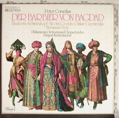 Cornelius,Peter: Der Barbier von Bagdad, Box, Dacapo (C 147-01 448/49), D, 1956 Typ: 2LP Best.-Nr.: L1850 Preis: 9,00 Euro