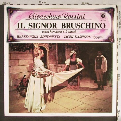 Rossini,Gioacchino: Il Signor Bruschino,Foc, Polskie Nagrania (SX 2130-31), PL, 1986 Typ: 2LP Best.-Nr.: L1866 Preis: 7,50 Euro