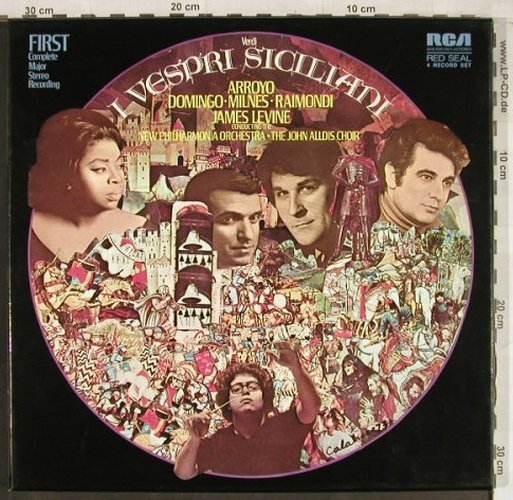 Verdi,Giuseppe: I Vespri Siciliani-Box Stereo, RCA (SKB-R25120/1-4), D, 1974 Typ: 4LP Best.-Nr.: L1884 Preis: 20,00 Euro