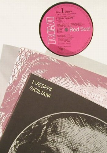 Verdi,Giuseppe: I Vespri Siciliani-Box Stereo, RCA (SKB-R25120/1-4), D, 1974 Typ: 4LP Best.-Nr.: L1884 Preis: 20,00 Euro