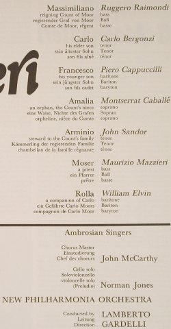 Verdi,Giuseppe: I Masnadieri,Box, Philips (6703 064), NL, 1975 Typ: 3LP Best.-Nr.: L1885 Preis: 15,00 Euro