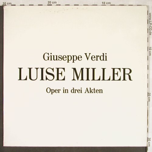 Verdi,Giuseppe: Luisa Miller, in drei Akten,vg+/vg+, LM(LM 1-4), A, Foc,  - 2LP - L1891 - 4,00 Euro