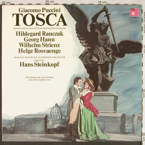 Puccini,Giacomo: Tosca - Höhepunkte in deut., BASF(10 21497-4), D, 1944 - LP - L1893 - 6,00 Euro