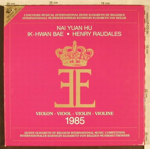 V.A.Int.Königin Elisabeth Von Belgi: Musikwettbewerb 85, Box,10 Tr., Phonic(2980 010), B, 1985 - 3LP - L1914 - 14,00 Euro