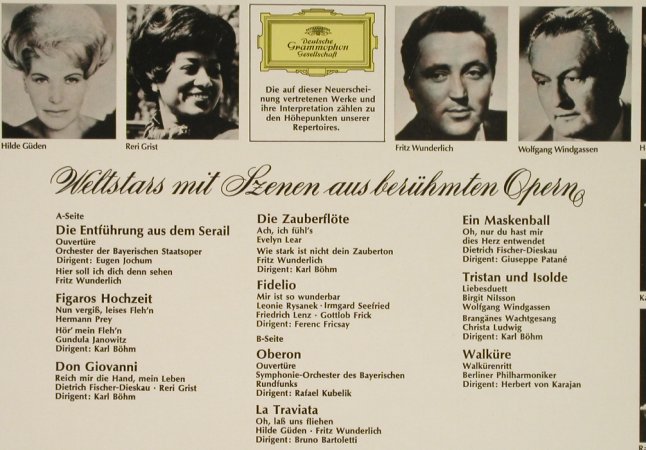 V.A.Konzert Für Millionen: 2-Birgit Nilsson,C.Ludwig,Janowitz, D.Gr./Fernsehlotterie(643 001), D, 1968 - LP - L1920 - 4,00 Euro