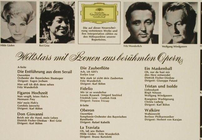 V.A.Konzert Für Millionen: 2-Birgit Nilsson,C.Ludwig,Janowitz, D.Gr./Fernsehlotterie (643 001), D, 1968 Typ: LP Best.-Nr.: L1920 Preis: 4,00 Euro