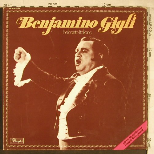 Gigli,Benjamino: Belcanto Italiano, Schuber,Booklet, Dacapo(VP 2129/2130), D,  - 2LP - L1953 - 7,50 Euro