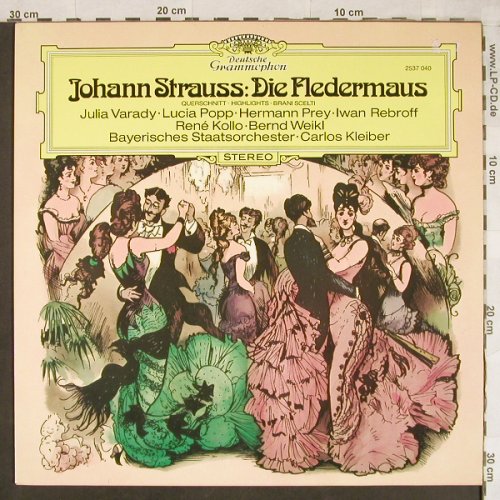 Strauß,Johann: Die Fledermaus - Querschnitt, Deutsche Grammophon(2537 040), D, 1977 - LP - L1955 - 5,00 Euro